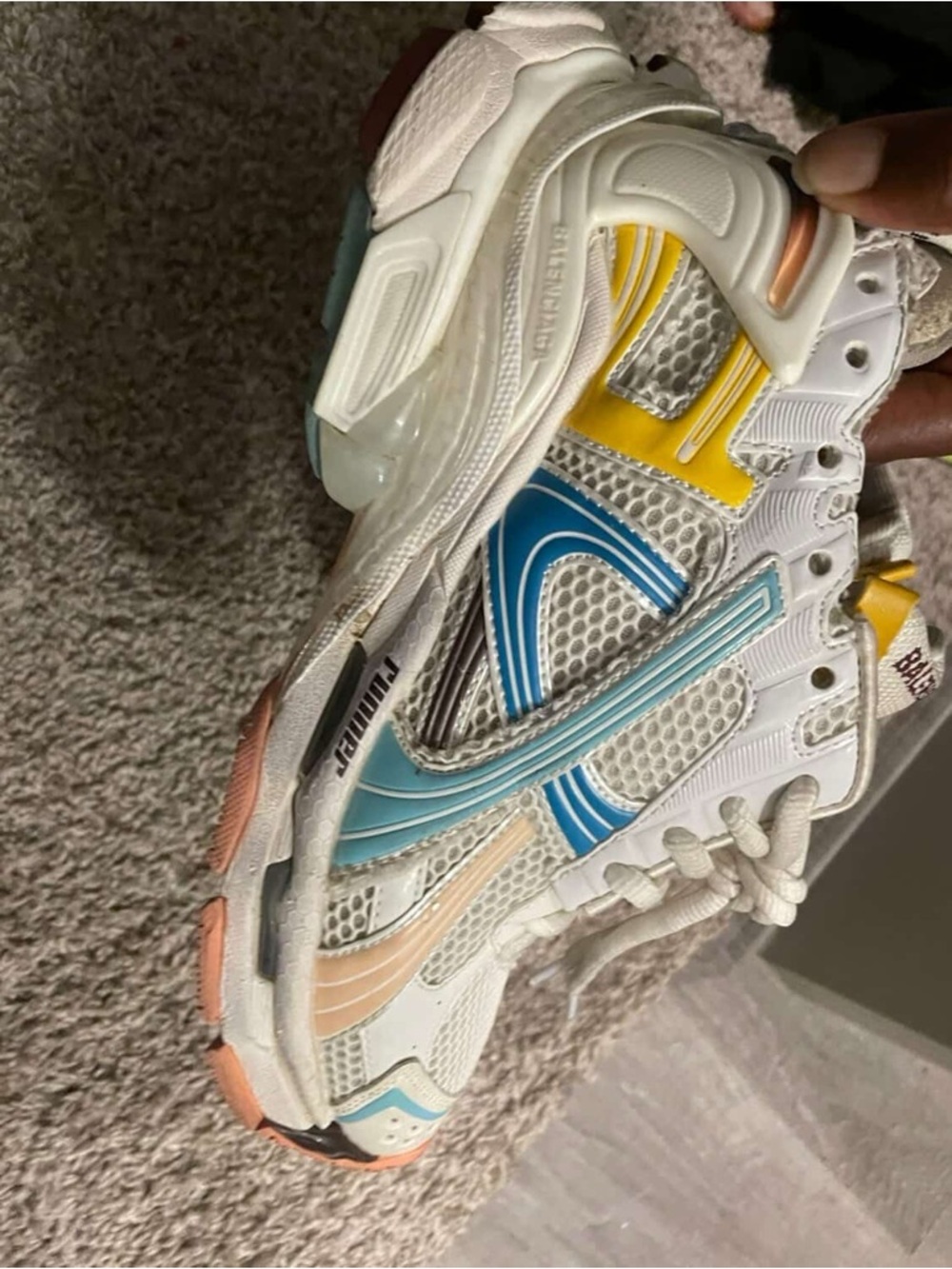 BALENCIAGA Multicolor Athletic Sneakers